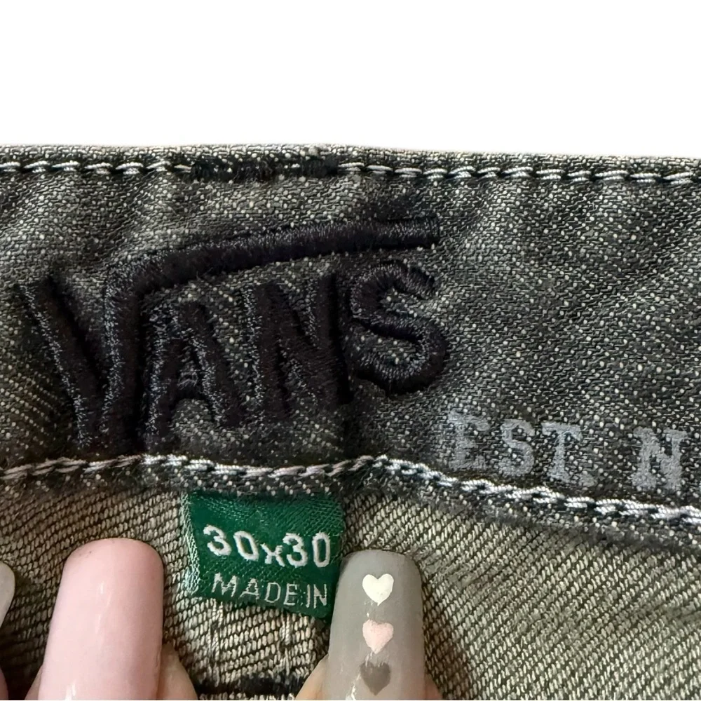 Vans Men’s Gray Straight Leg Jeans 30x30 Skate Streetwear